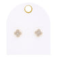 Dainty Moroccan Shape Post Earring