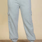 Plus Size Side Pocket Drawstring Waist Sweatpants