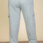 Plus Size Side Pocket Drawstring Waist Sweatpants