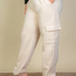 Plus Size Side Pocket Drawstring Waist Sweatpants