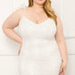 Rhinestone Body Plus Size Mini Dress