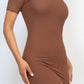 Ribbed Bodycon Midi Dress