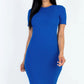 Ribbed Bodycon Midi Dress