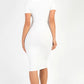 Ribbed Bodycon Midi Dress