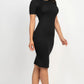 Ribbed Bodycon Midi Dress