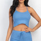 Ribbed Crop Cami Top & Shorts Set