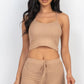 Ribbed Crop Cami Top & Shorts Set