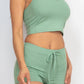 Ribbed Crop Cami Top & Shorts Set