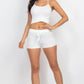 Ribbed Crop Cami Top & Shorts Set