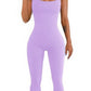 Seamless Ribbed Tank Jumpsuit