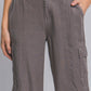 Full-length Tencel Pants With Cargo Pockets