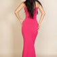 Ribbed Mermaid Hem Camisole Maxi Dress