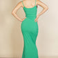 Ribbed Mermaid Hem Camisole Maxi Dress