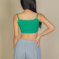 Ribbed Knit Cami Crop Top