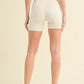 Ruched Waist Biker Shorts