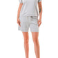 Air Cotton Monochrome Tee And Shorts Set