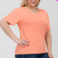 Plus Size Basic Short Sleeve T-shirt