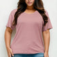 Plus Size Basic Short Sleeve T-shirt