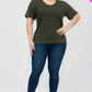 Plus Size Basic Short Sleeve T-shirt