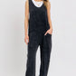 Mineral Washed Summer Jumpsuit