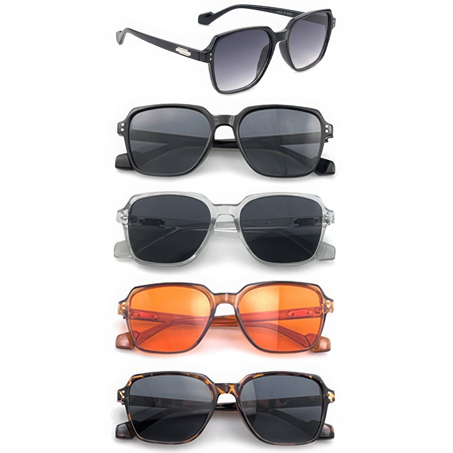 Round square sunglasses