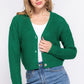 Long slv v-neck sweater cardigan